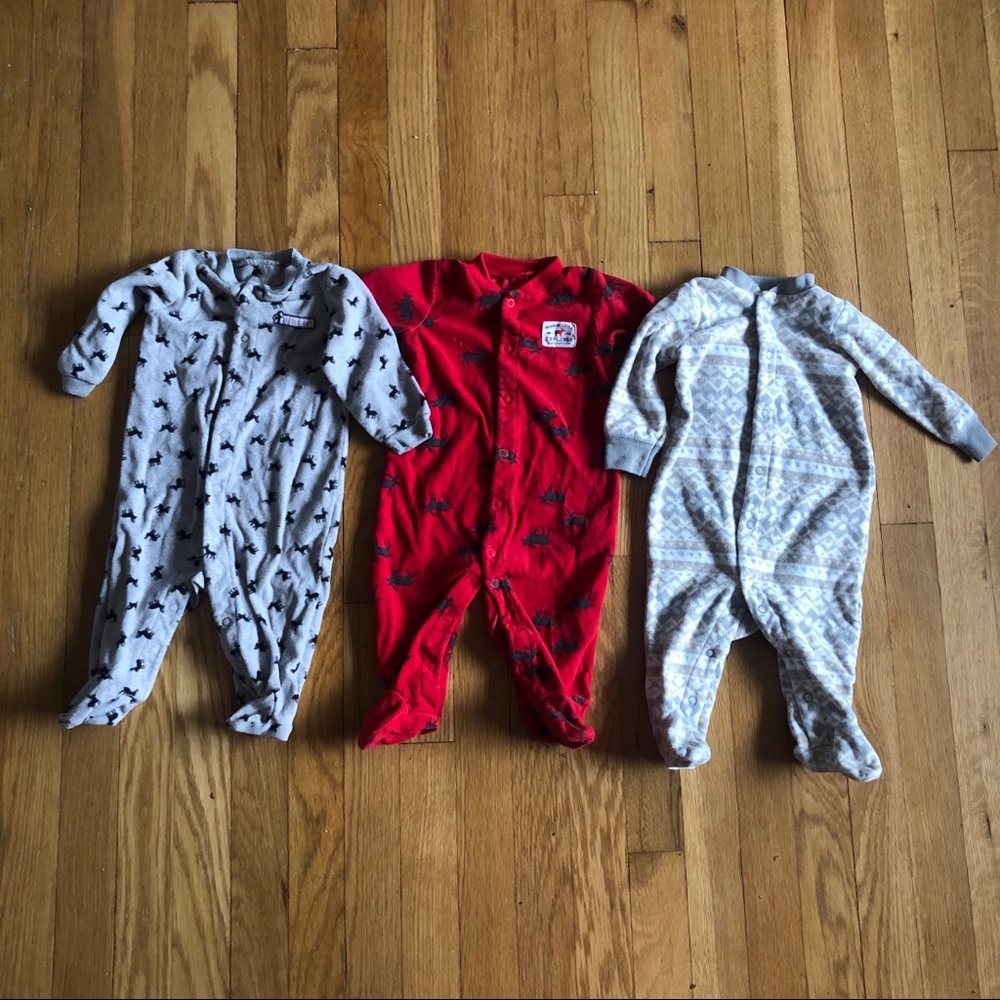 Carters Fleece PJ’s Size 6m